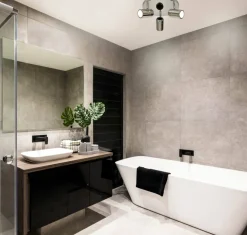 LIVORNO Takspot Rund 3L 25cm Krom IP44