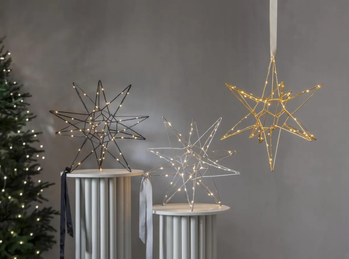 LIZZY Stjärna 47cm 60LED Silver