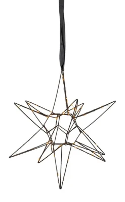 LIZZY Stjärna 47cm 60LED Svart