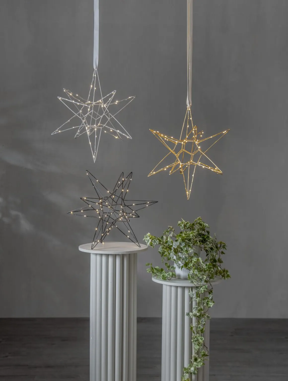 LIZZY Stjärna 47cm 60LED Svart