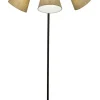 LJUSDAL Golvlampa 3L 140cm Svart/Matt Mässing