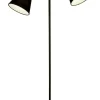 LJUSDAL Golvlampa 2L 140cm Svart/Matt Mässing