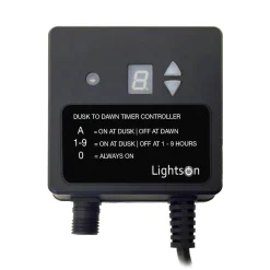 LJUSSENSOR med ställbar timer 12V IP44