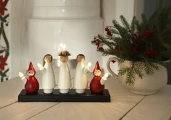 Ljusstake Luciakör Flerfärgad