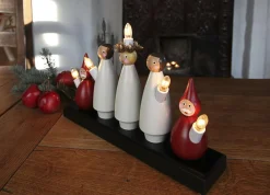 Ljusstake Luciakör Flerfärgad