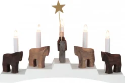 Ljusstake Staffans Fålar Vit