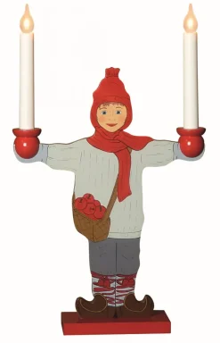 Ljusstake Sundborn Pojke