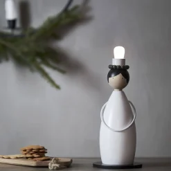 LUCIA CLASSIC Ljusstake 1L 26cm Vit