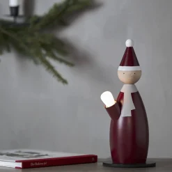 LUCIA CLASSIC Ljusstake 1L 28cm Röd