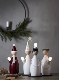 LUCIA CLASSIC Ljusstake 1L 28cm Röd