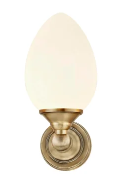 LUIGI Vägglampa Bad 23,5cm Antik/Vit IP44