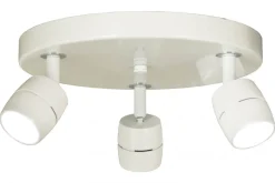 LUMI Takspot Rund 3L Dimbar 22cm Vit