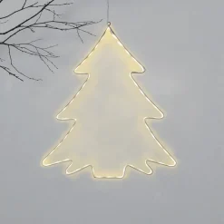 LUMIWALL Siluett Gran 45cm 60LED IP44