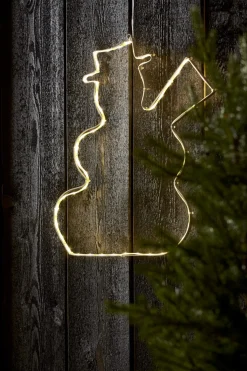 LUMIWALL Siluett Snögubbe 46cm 60LED IP44
