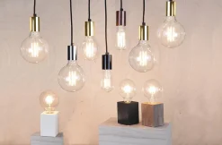 LYS Lampfot E27 10cm Vit