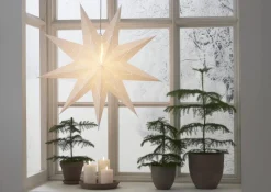 LYSA Pappersstjärna 80cm Vit