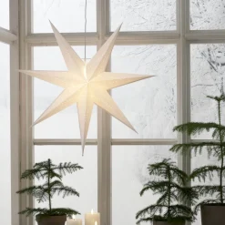 LYSA Pappersstjärna 70cm Vit
