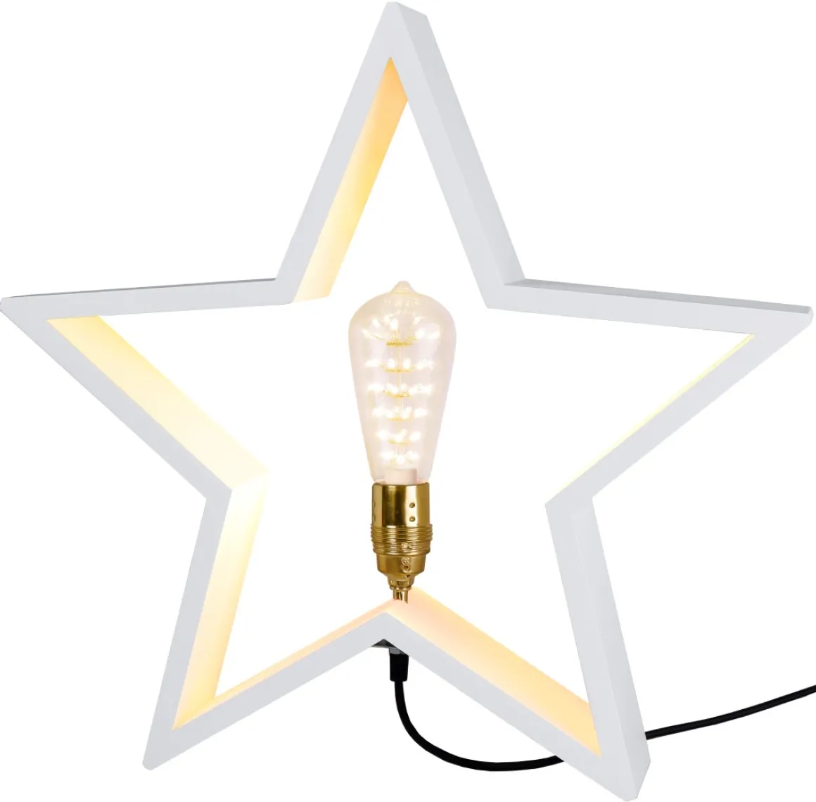 Lysekil Bordsstjärna 50cm Vit