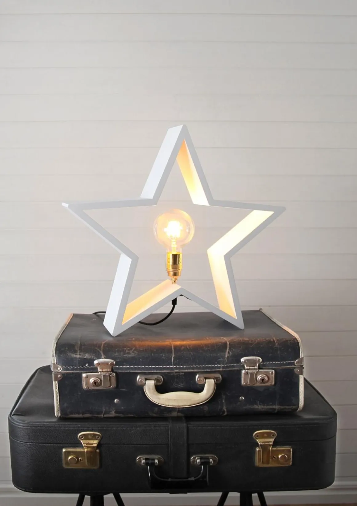 Lysekil Bordsstjärna 50cm Vit