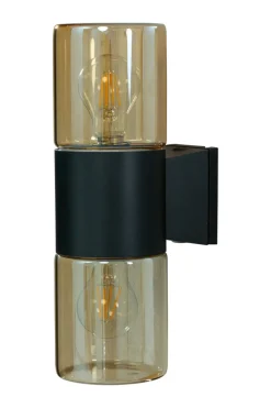 LYSEKIL Vägglampa Ute 34cm Svart IP44