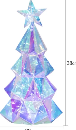 MAGIC Gran Inomhusdekoration Batteri 38cm Flerfärgad