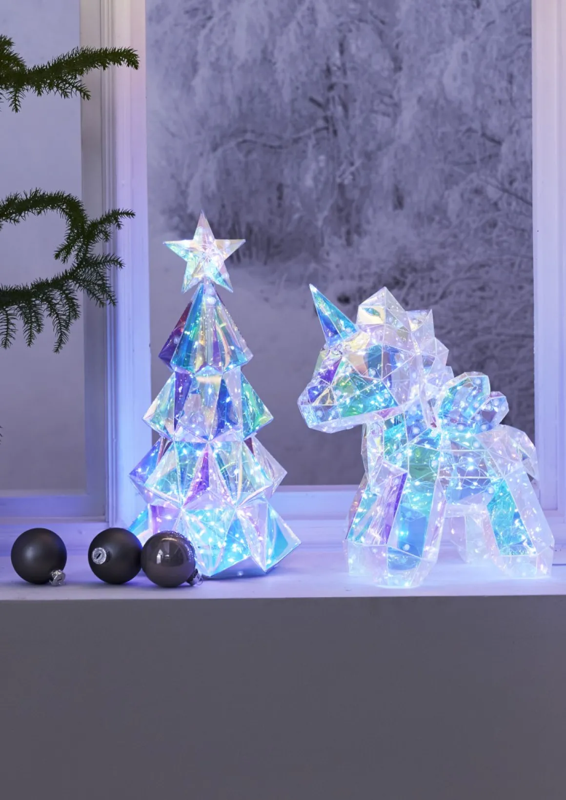 MAGIC Inomhusdekoration Batteri 30cm Flerfärgad