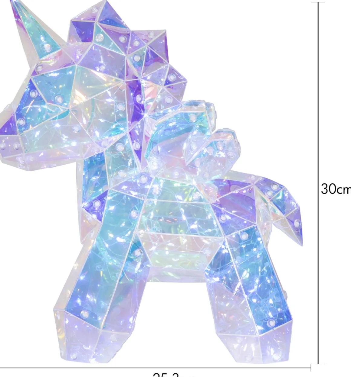 MAGIC Inomhusdekoration Batteri 30cm Flerfärgad