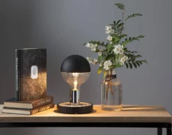 MAGIC Lampfot E27 15cm Svart