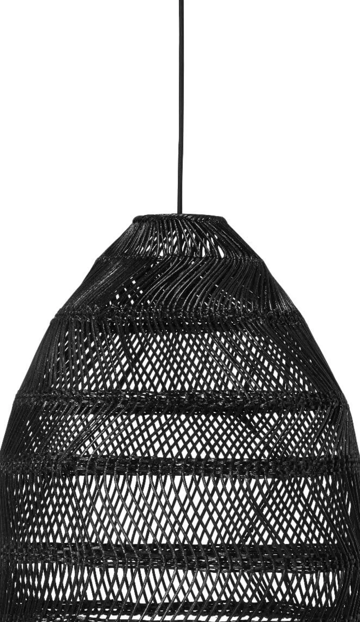 MAJA Takskärm 45,5cm Wicker Svart