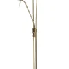 MALAGA Golvlampa Uplight Dimbar 180cm Antik