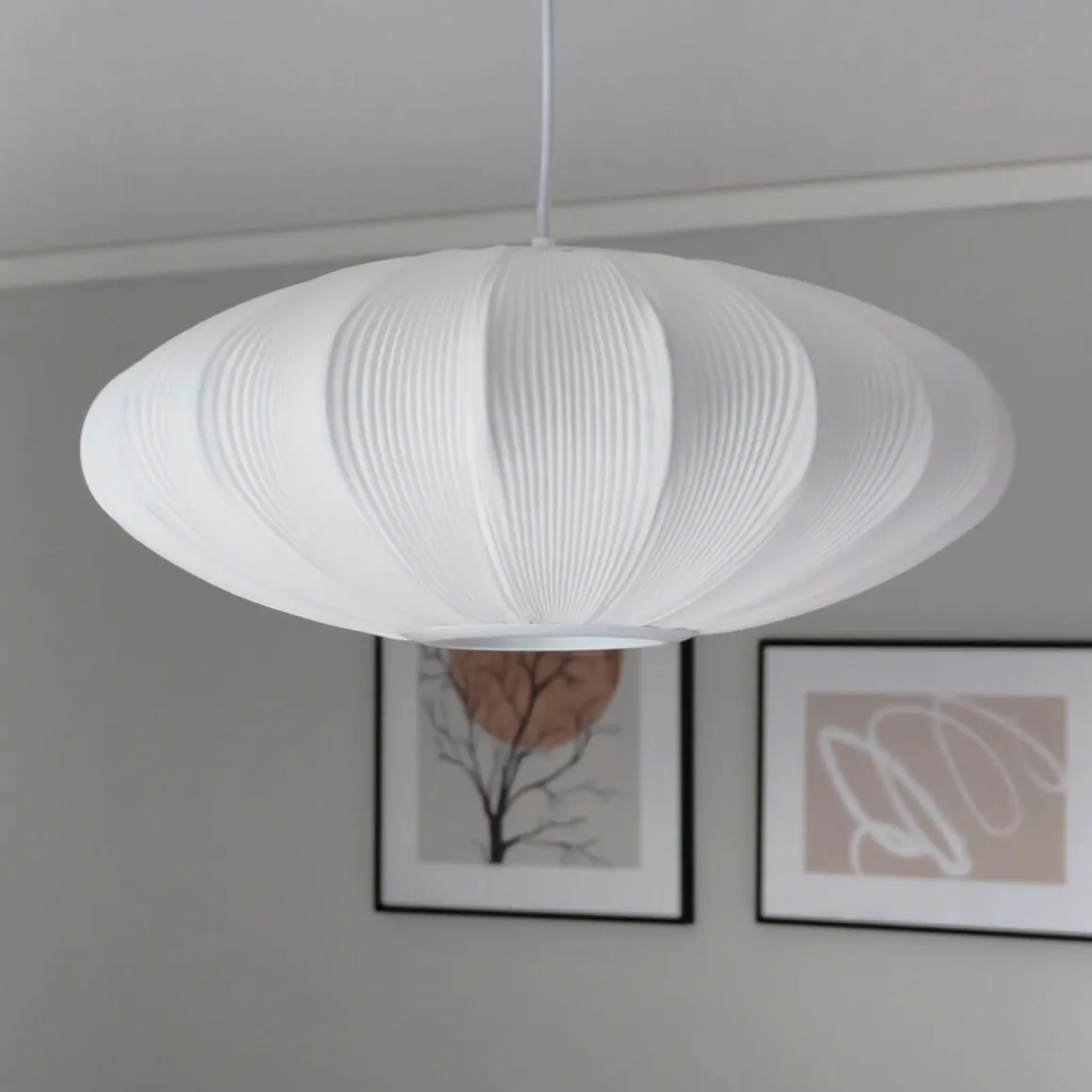 MAMSELL Taklampa 45cm Vit