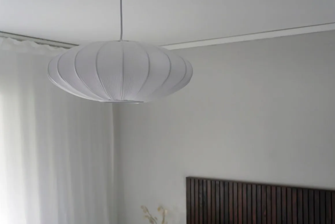 MAMSELL Taklampa 45cm Vit