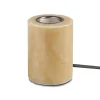MARBLE Lampfot E27 10,5cm Beige Polerad