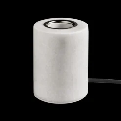 MARBLE Lampfot E27 10,5cm Mattvit