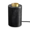 MARBLE Lampfot E27 14cm Svart