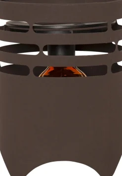 MARRON Solcellslykta/USB 25cm Brun