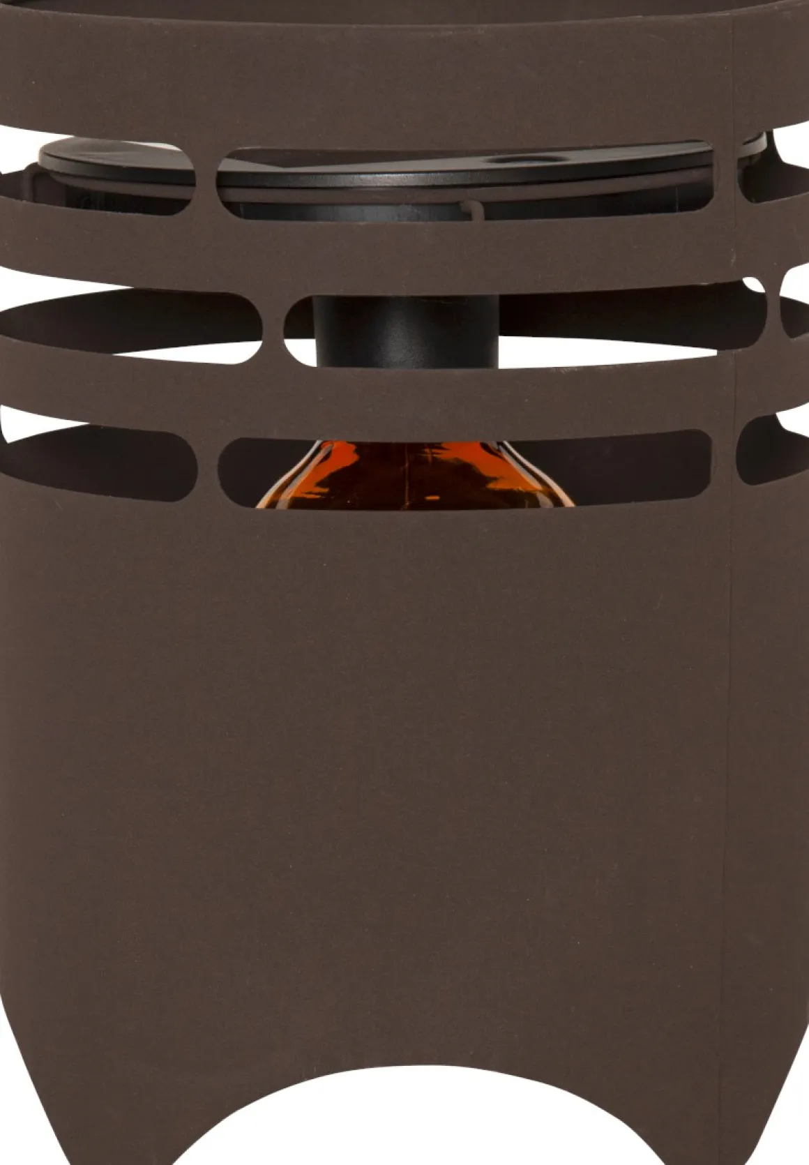 MARRON Solcellslykta/USB 25cm Brun