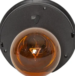 MARRON Solcellslykta/USB 25cm Brun