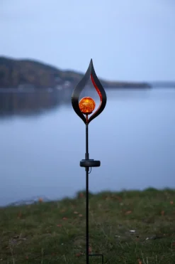 MELILLA Solcellsdekoration 70cm Svart IP44