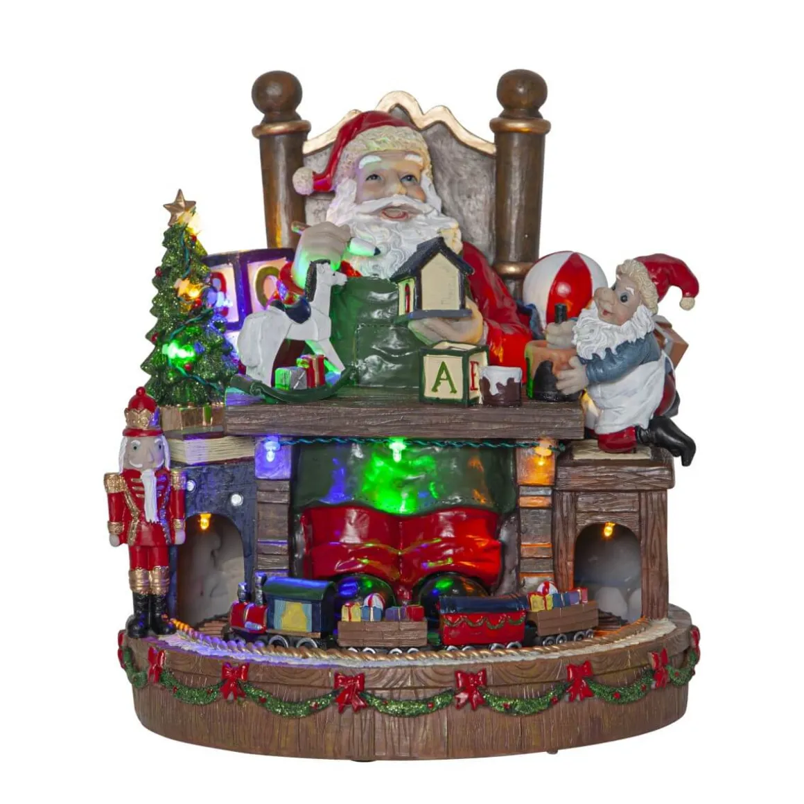 MERRYVILLE Panorama Juldekoration Batteri 25cm