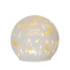 MERRYX-MAS Glasdekoration Batteri 12cm Vit