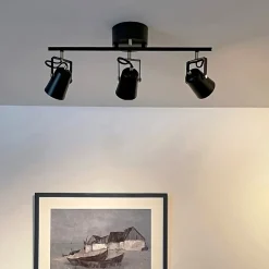 METZ Takspot 3:a Rak 56cm Svart/Matt Mässing