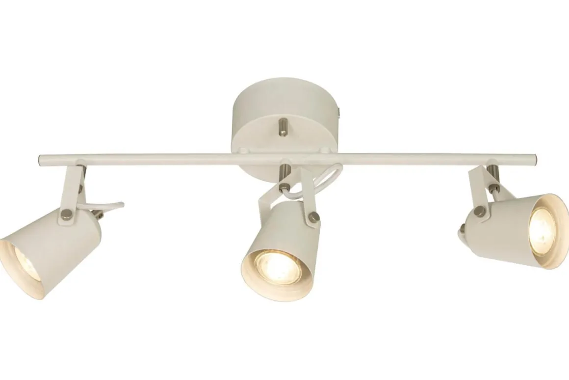 METZ Takspot 3:a Rak 56cm Vit/Stål