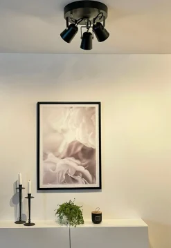 METZ Takspot Rondell 25cm Svart/Matt Mässing