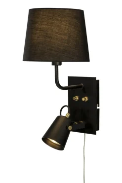 METZ Vägglampa 42cm Svart/Matt Mässing