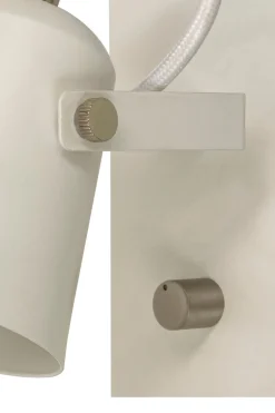 METZ Vägglampa 18cm Vit/Stål