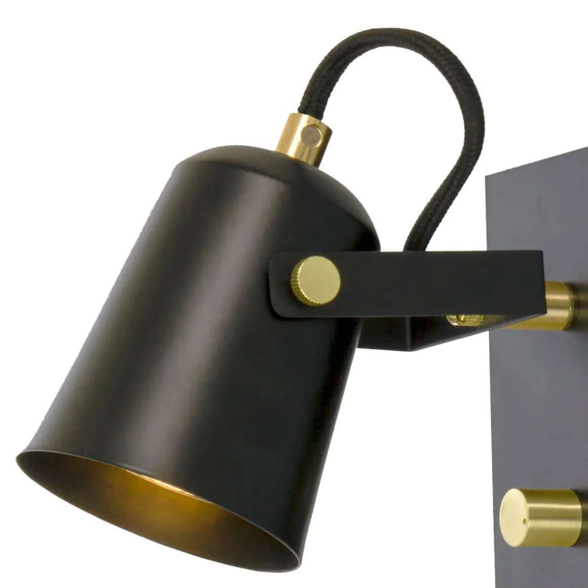 METZ Vägglampa 18cm Vit/Stål