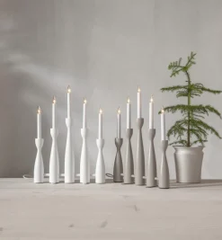 MIDJA 2.0 Ljusstake 5L 47cm Beige