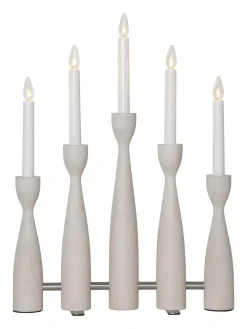 MIDJA 2.0 Ljusstake 5L 47cm Vit