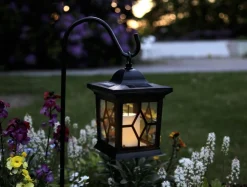 MILAN Solcells-Lykta 50cm Svart